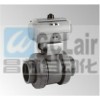 Q611F,Q661F，氣動塑料球閥RPP,UPVC,PVDF