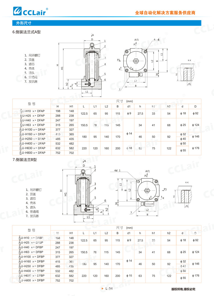 ZU-H、QU-H系列壓力管路過(guò)濾器-6