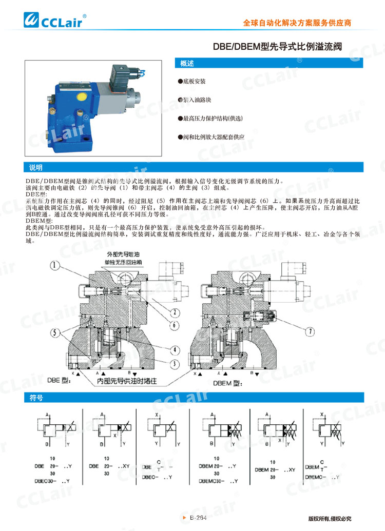 DBE、DBEM型先導(dǎo)式比例溢流閥-1