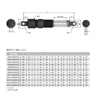 BDK64-50/100/150 BDK85-50/90/125/165，大型可調(diào)節(jié)液壓緩沖器BDK4225~115250